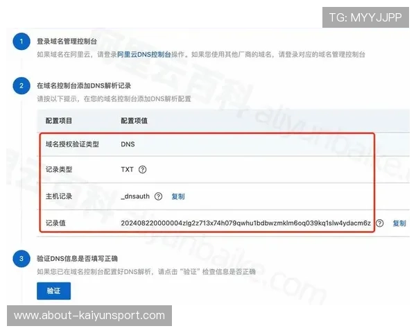 开云体育域名注册流程详解助你快速掌握开云体育域名购买技巧